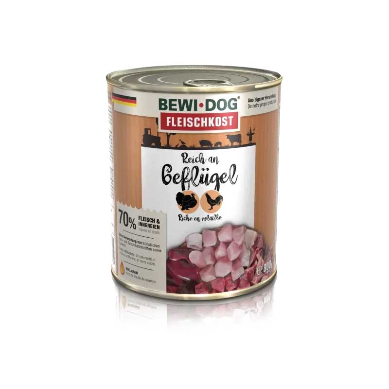 Bewi Dog Lata Rico en Ave - 400 g