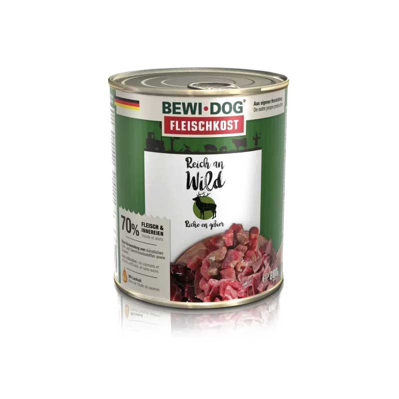 Bewi Dog Lata Rico en Venado - 800 g