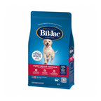 Bolsa de Alimento Bil-Jac "Puppy Select Formula" para Cachorros con imagen de cachorro y fórmula premium seca.
