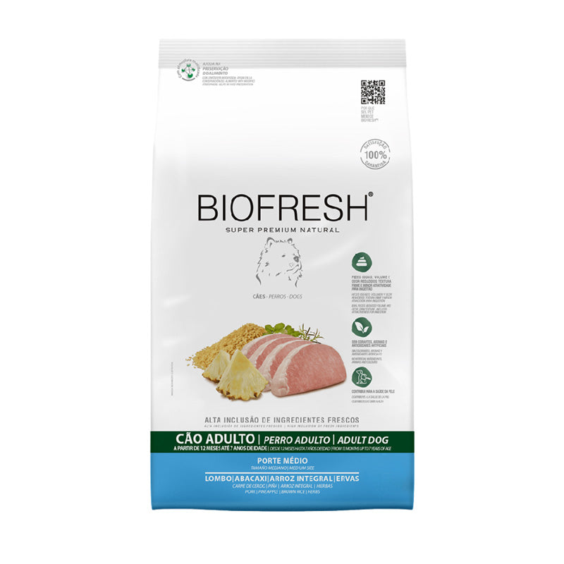 Biofresh Cerdo Piña para Perros Razas Medianas 11,1 Kg