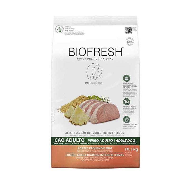Biofresh Cerdo Piña para Perros Razas Pequeñas y Mini 11,1 Kg