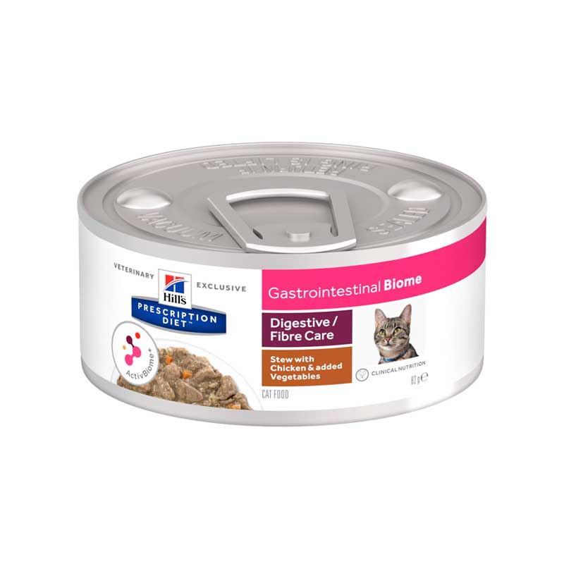 Hill's Gastrointestinal Biome Gatos en Lata de Pollo y Vegetales