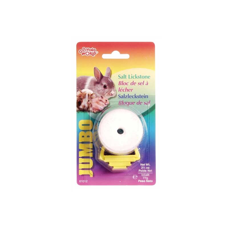 Bloque de Sal "Lickstone" Jumbo para Pequeños Animales