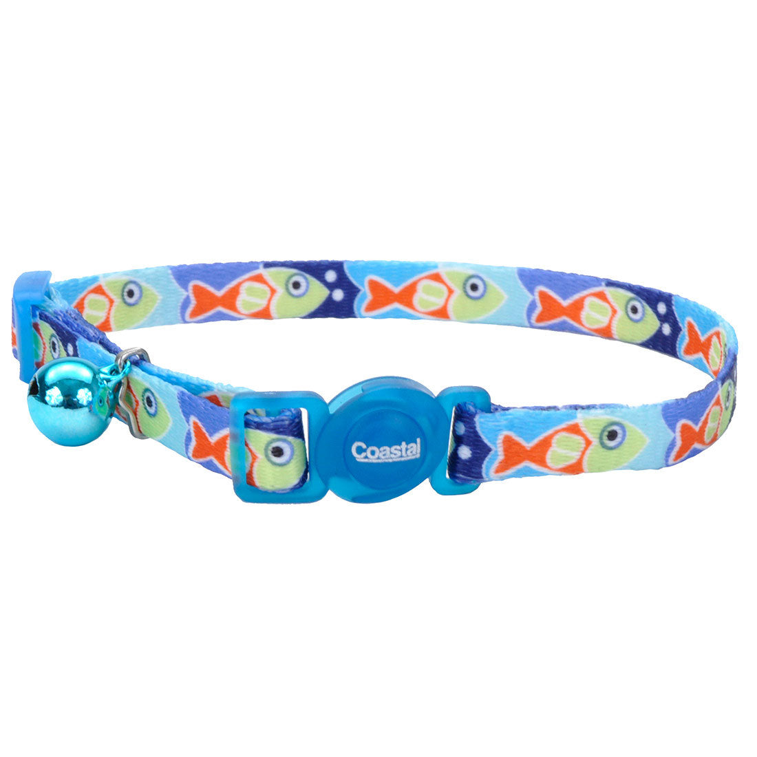 Coastal Fashion Collar para Gatos - Blue Fish