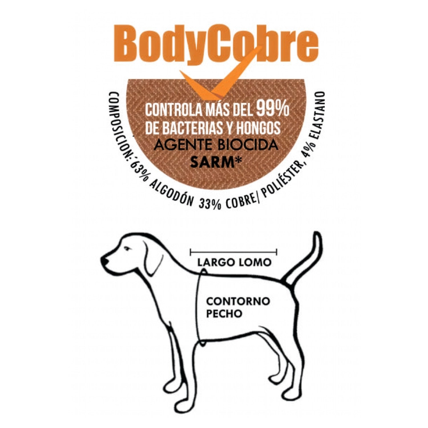 Body de Cobre Post Operatorio Tradicional Kimba Pets