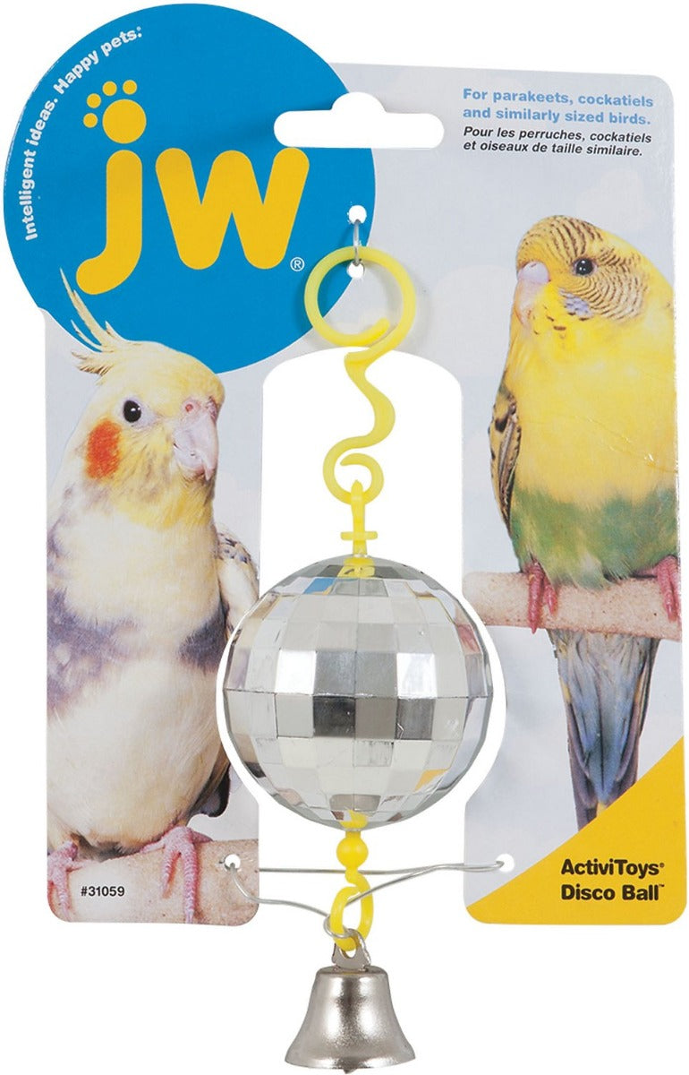 Bola Disco Juguete para Aves 