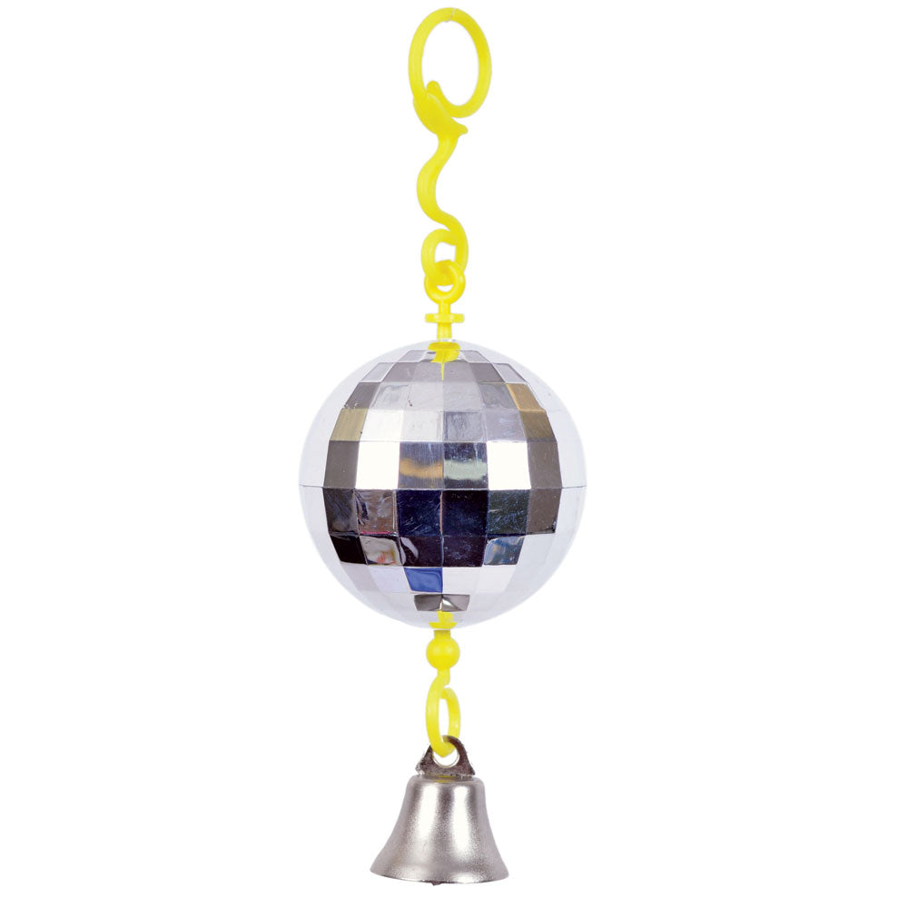Bola Disco Juguete para Aves
