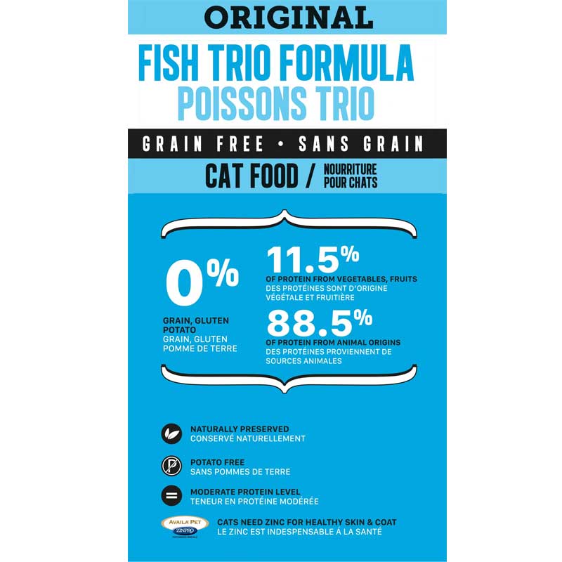 Boréal Original Fish Trio para Gatos - 5,4 Kg