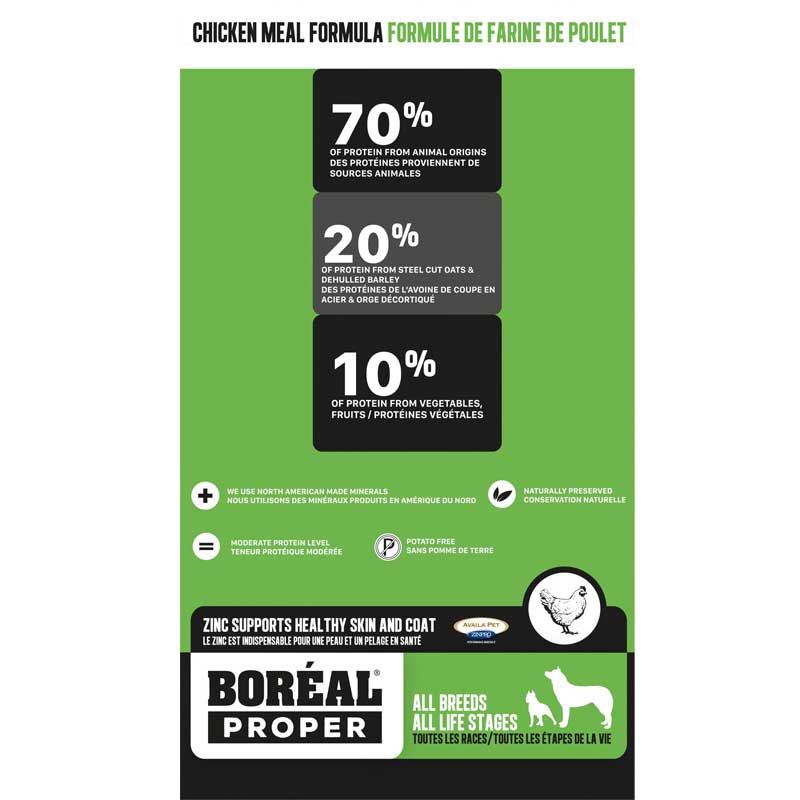 Boréal Proper Pollo para Perros - 11,33 Kg