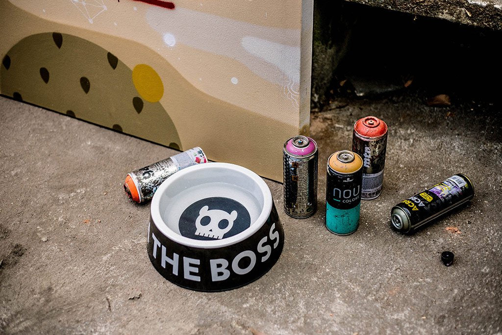 Bowl "I'm The Boss" Zee.Dog Negro - L