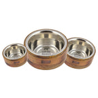 Bowl de Diseño Acero y Madera Tall Tails - 3 tazas / 0.71 litros