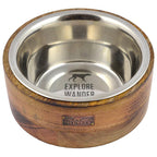 Bowl de Diseño Acero y Madera Tall Tails