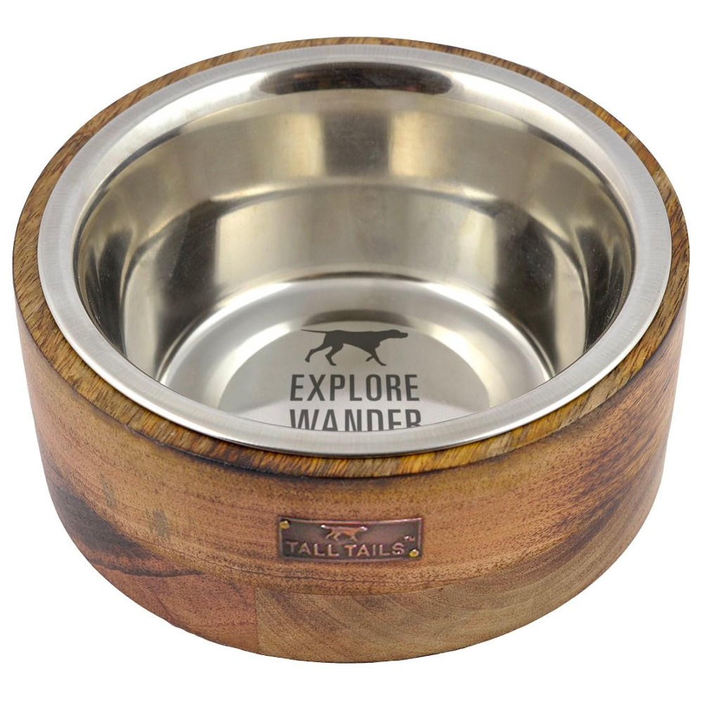 Bowl de Diseño Acero y Madera Tall Tails - 1 taza / 0.35 litros