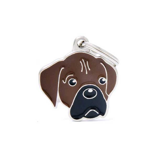 Placa Friends Perro "My Family" Boxer