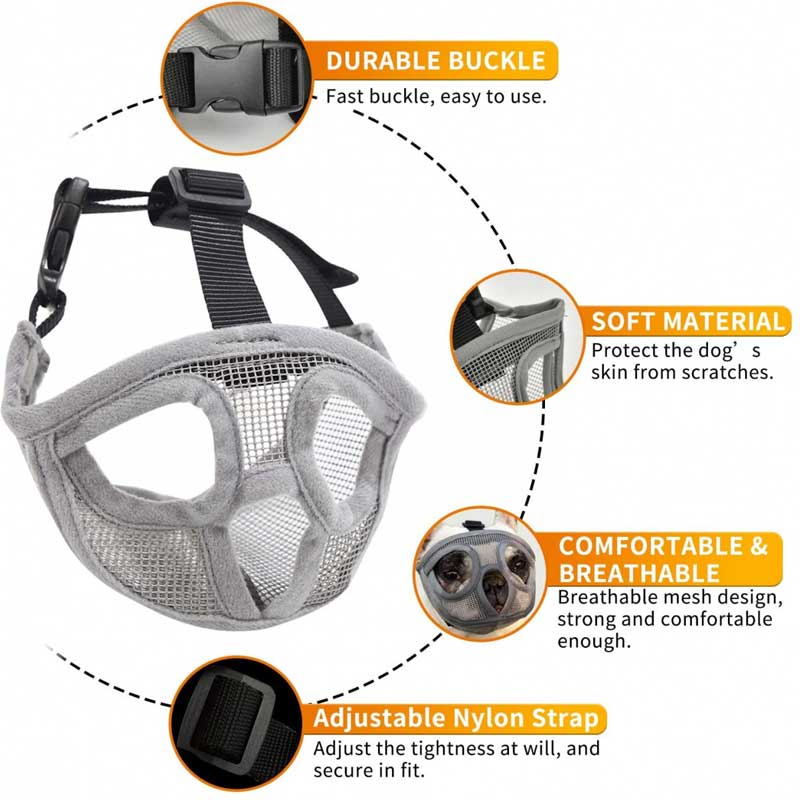 Bozal para Perros Braquicéfalos - 22 - 35 Kg