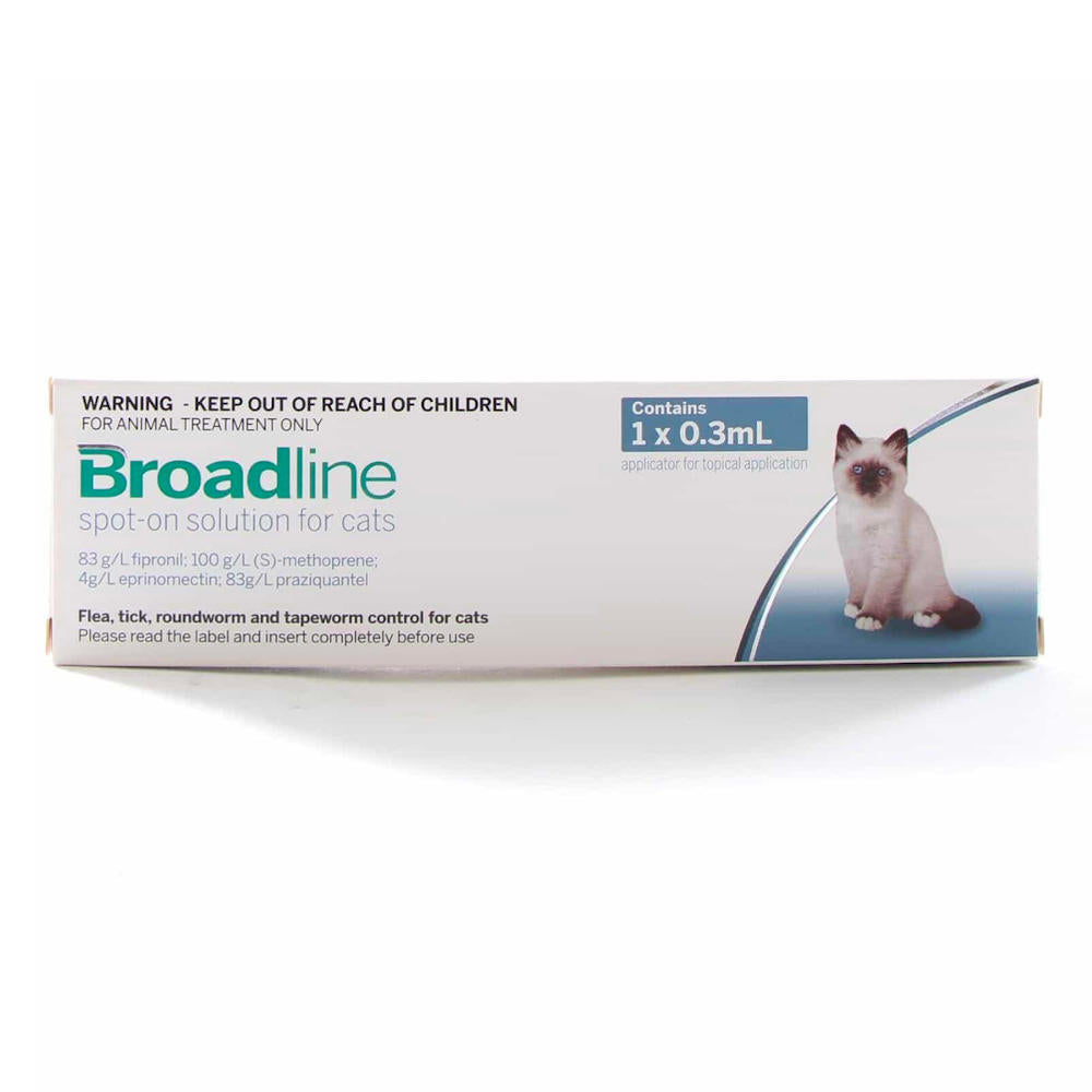Broadline Antiparasitario Interno y Externo para Gatos  - 2,5 a 7,5 kilos