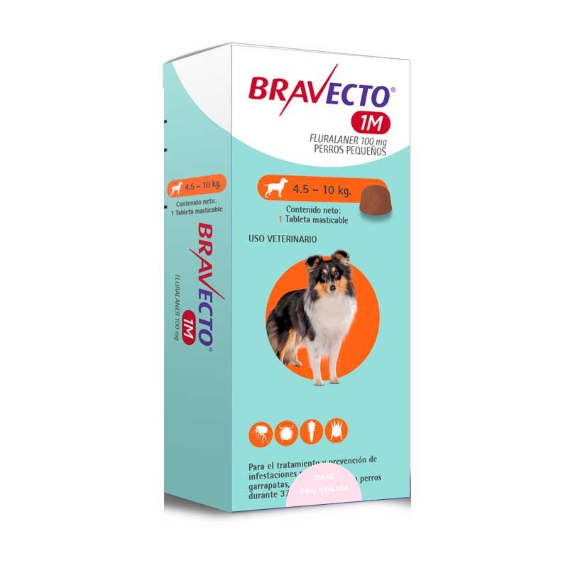 Antiparasitario 1 Mes BRAVECTO para Perros