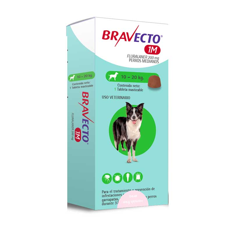 Antiparasitario 1 Mes BRAVECTO para Perros