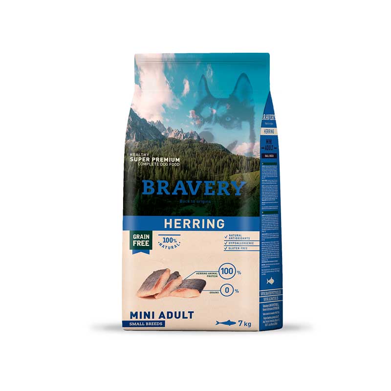 Bravery Arenque para Perros Razas Pequeñas