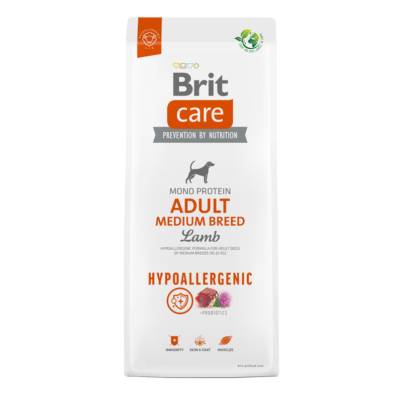 Brit Care Cordero para Perros Raza Mediana - 12 kilos