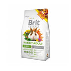 Brit Animals para Conejo Adulto, alimento completo para conejos adultos en bolsa con imagen de un conejo y hierbas naturales.