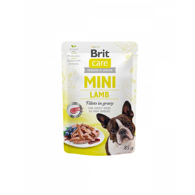 Brit Care Pouch Mini Filetes Cordero en Salsa