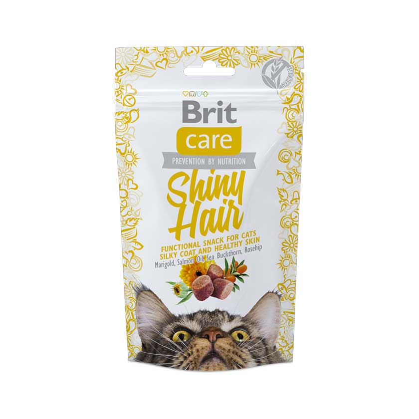 Brit Care Cat Snack Shiny Hair 50 g