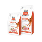 Bolsa de Brit Care Indoor para Gatos, alimento premium con pollo fresco para gatos de interior con control de bolas de pelo.