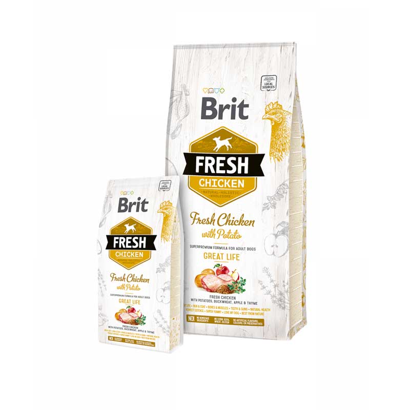 Brit Fresh Pollo y Papas para Perros - 2,5 kg