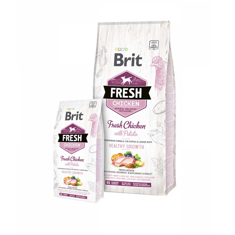Brit Fresh Pollo y Papas para Cachorros - 2,5 kg