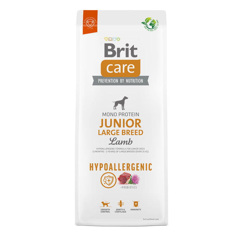 Brit Care Cordero Hipoalergénico Junior Grain-Free para Perros Raza Grande - 1 Kg