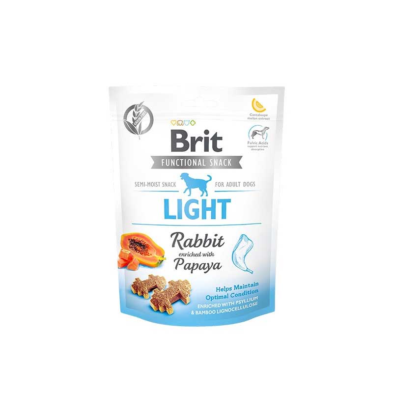 Brit Functional Snack Light Conejo y Papaya para Perros 150 g