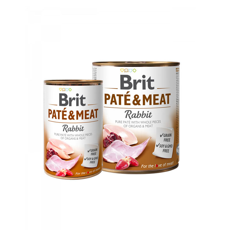 Brit Care Lata Paté & Meat Conejo para Perros 800 g