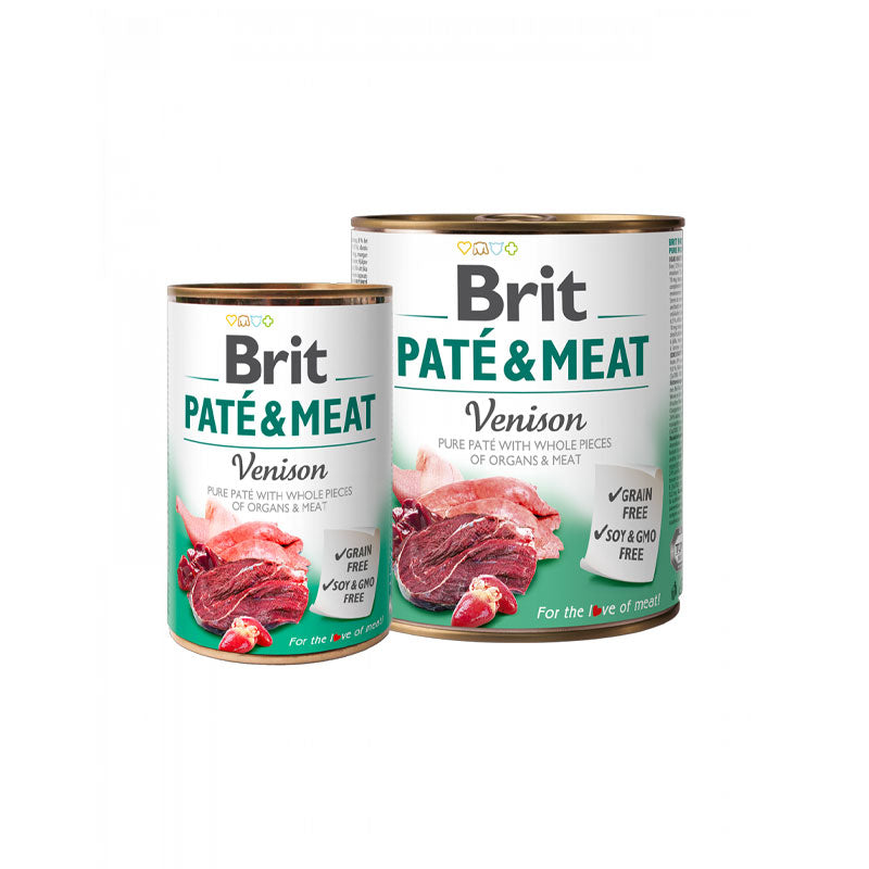 Brit Care Lata Paté & Meat Venado para Perros 800 g