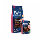 Brit Premium para Cachorros Razas Grandes, alimento seco con pollo para cachorros de razas grandes en bolsas de distintos tamaños.