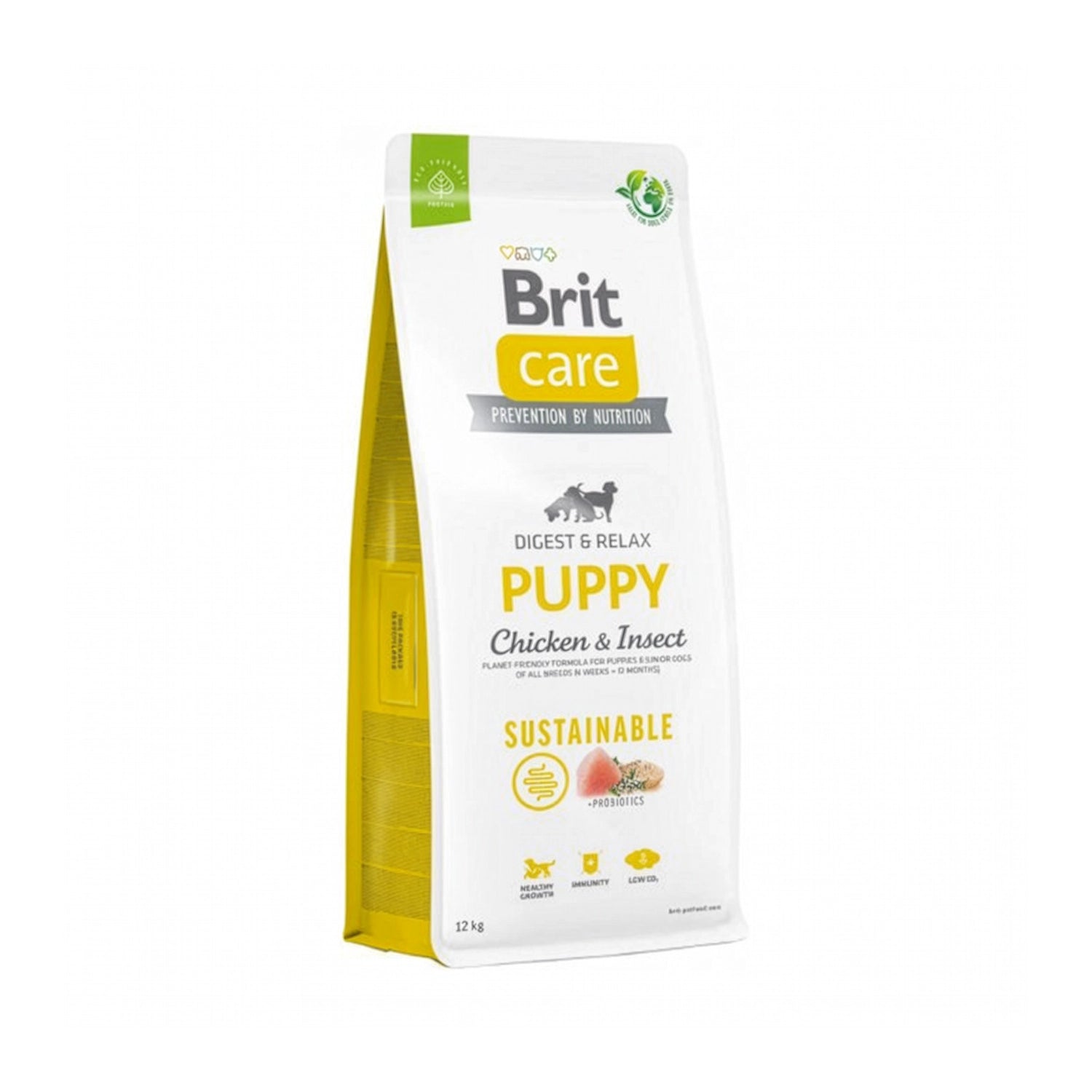 Brit Care Pollo e Insectos para Cachorros saco de alimento premium, fórmula con pollo e insectos para crecimiento saludable