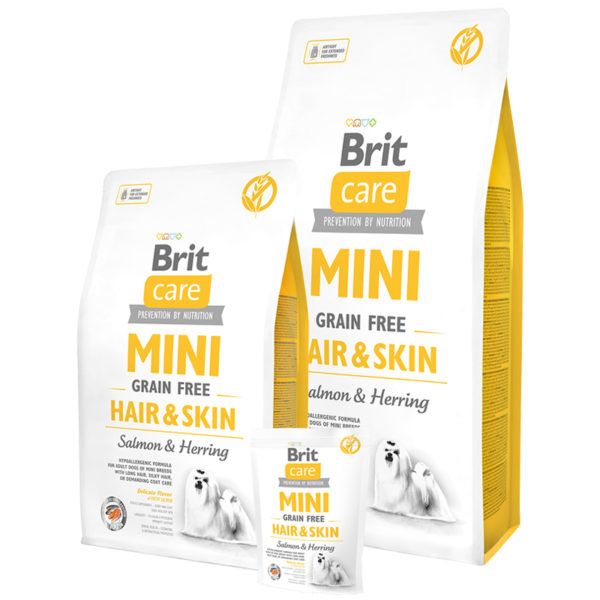 Brit Care Mini Hair & Skin Salmon & Arenque - 7 Kg