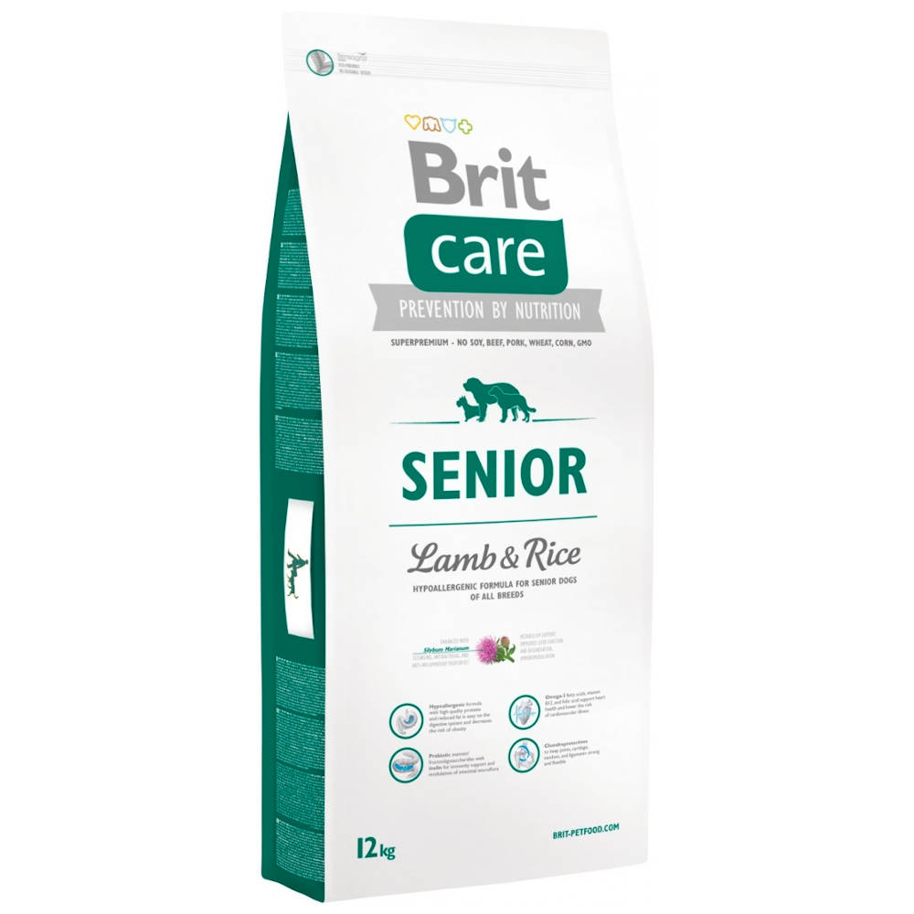 Brit Care Cordero y Arroz para Perros Senior