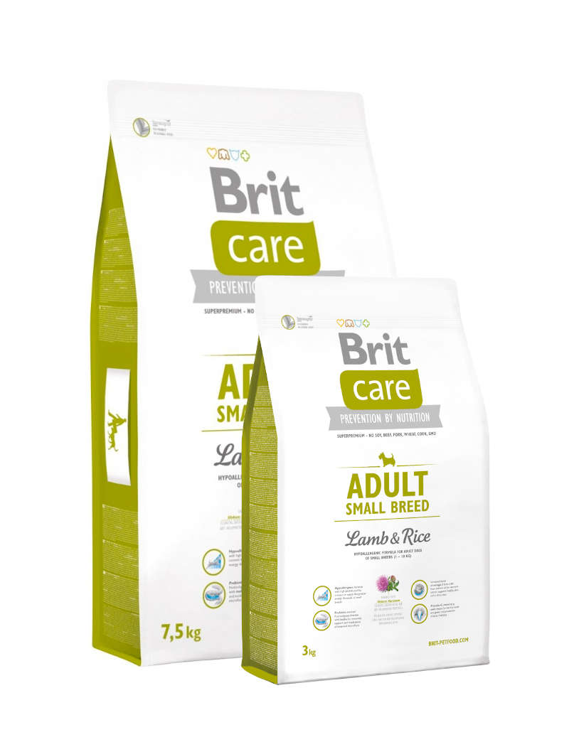 Brit Care Cordero y Arroz para Perros Raza Pequeña - 3 kilos