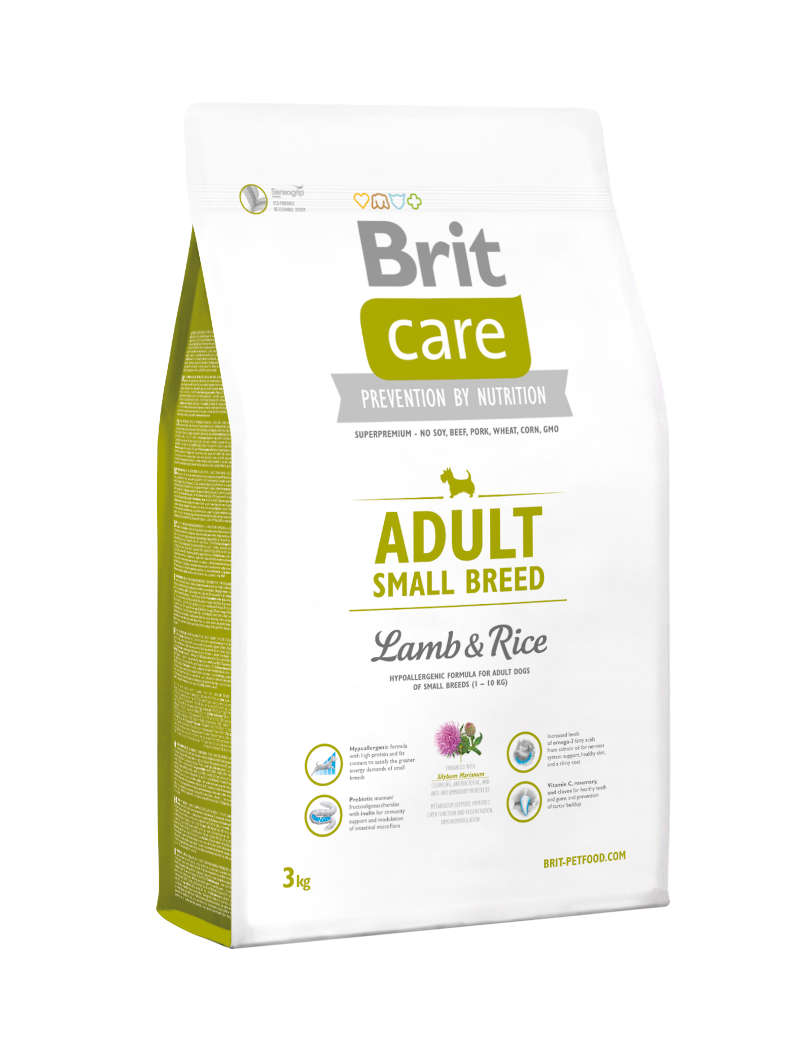 Brit Care Cordero y Arroz para Perros Raza Pequeña - 1 kilo
