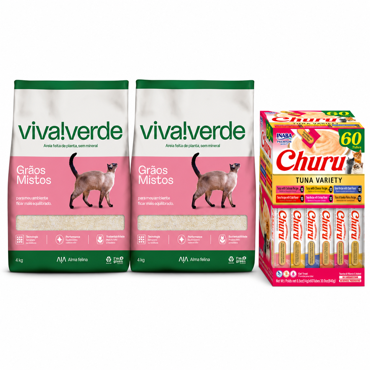 Pack Arena Viva Verde + Churu Atún