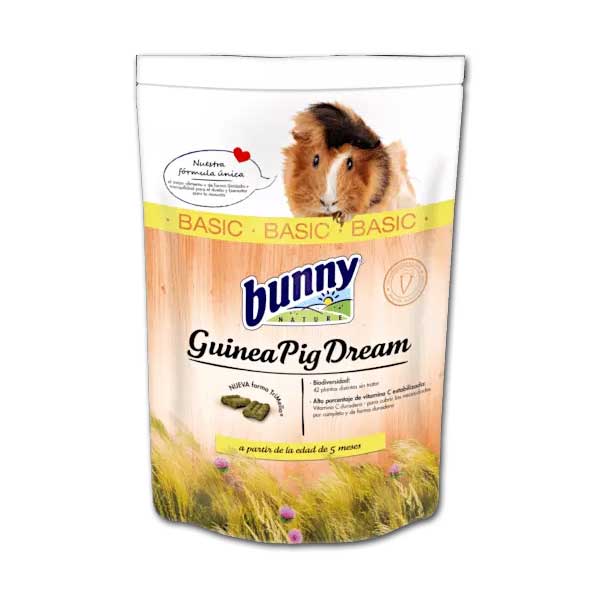 Bunny Guinea Pig Dream "Basic" para Cuyes - 750 g