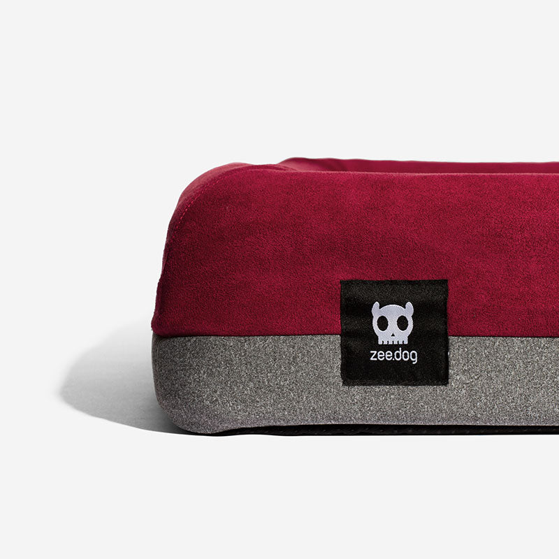 Funda Cama "Burgundy/Grey" Zee.Dog