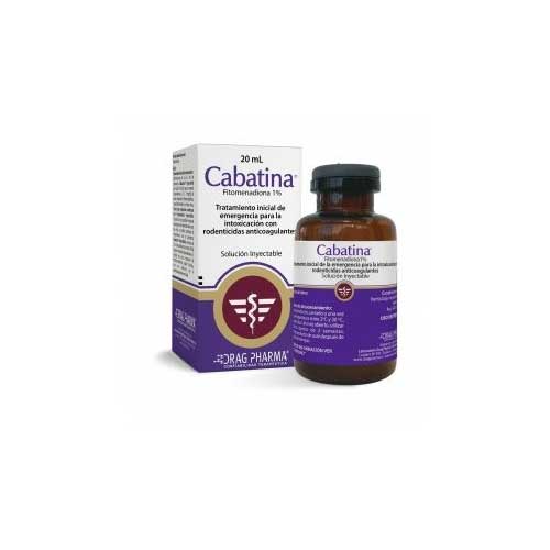 Cabatina Inyectable 20 ml