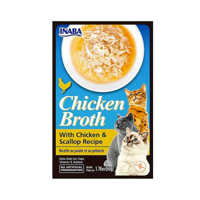 Churu Broth Caldo de Pollo y Ostión para Gatos 50 gr