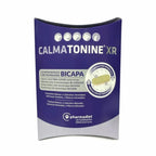 Calmatonine XR para Mascotas 10 Comprimidos en exhibidor morado con blíster para apoyo conductual en perros y gatos.