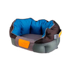 Cama Redonda Azul/Gris GIGwi - S