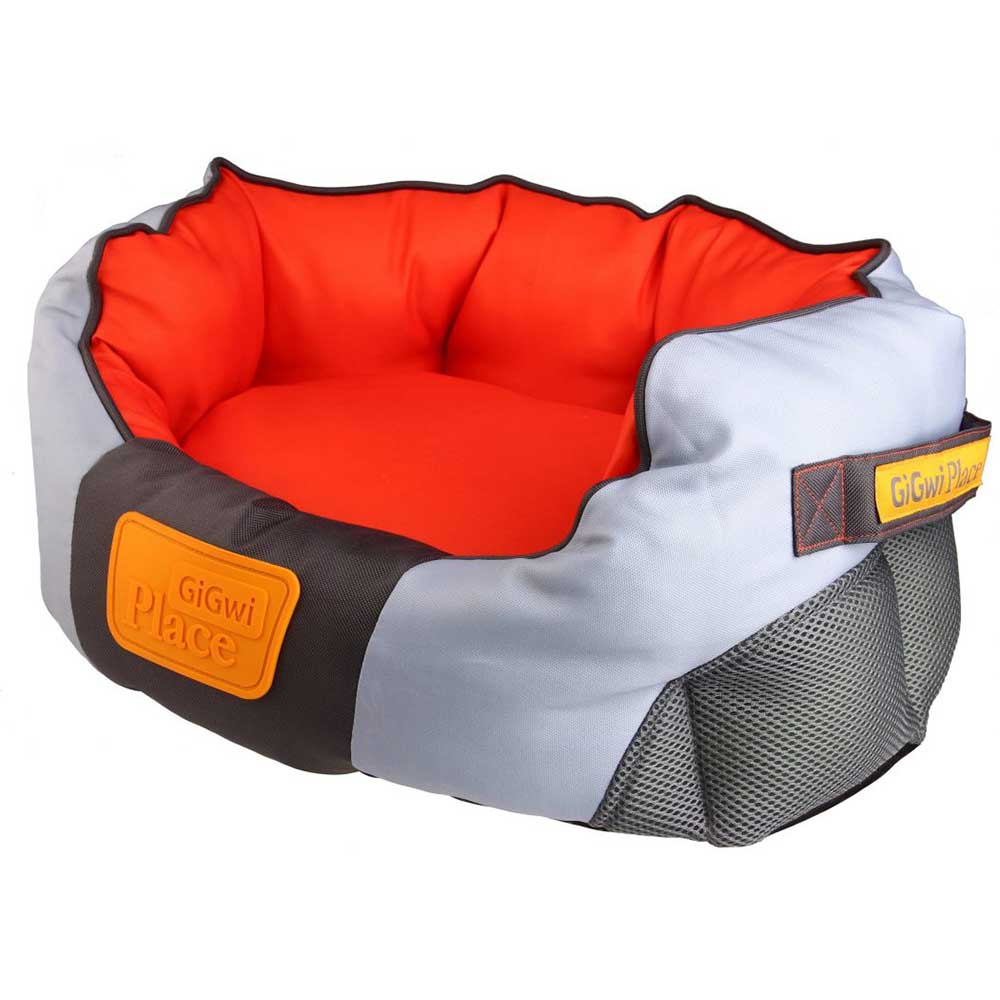 Cama Redonda GIGwi Naranja/Gris Claro - M
