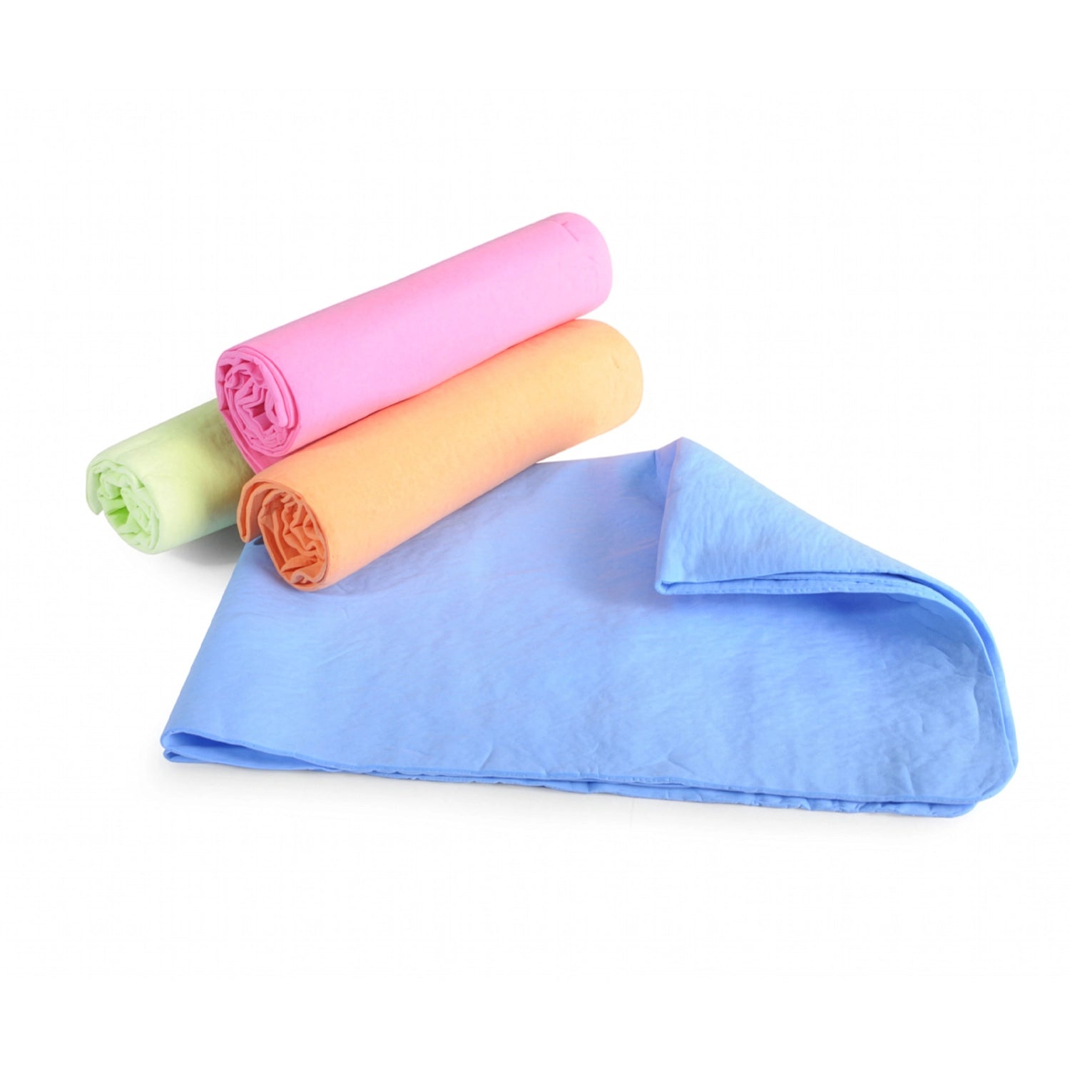 Toalla Mágica Super Absorbente Camon en estuche original, ideal para secar perros y gatos gracias a su alta capacidad de absorción.