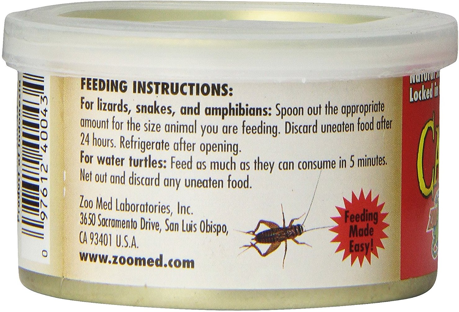 Mini Grillos en Lata "Can O' Mini Size Crickets"